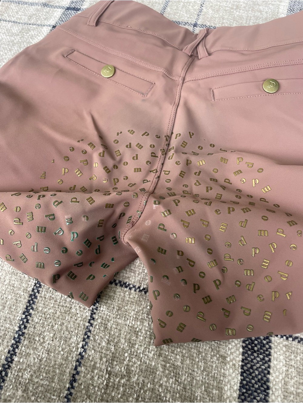 Pomme Equestrian “Nellie Bling” Full Seat Breeches S/26 - Picture 5 of 6